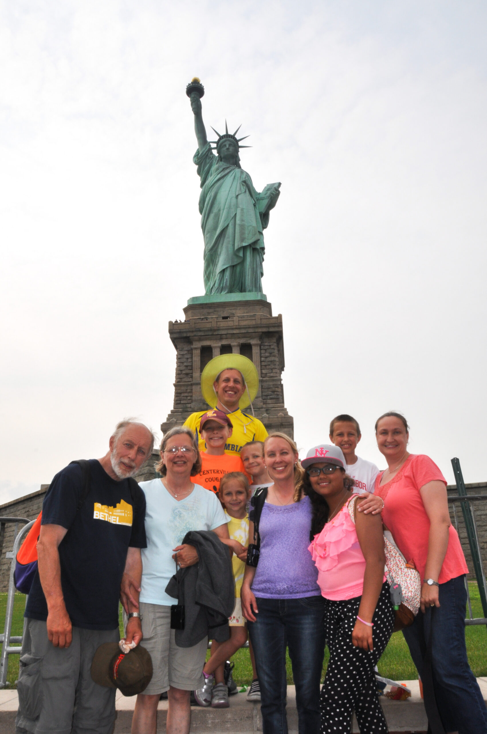 Jason Hedstrand and his family on 2015 road trip