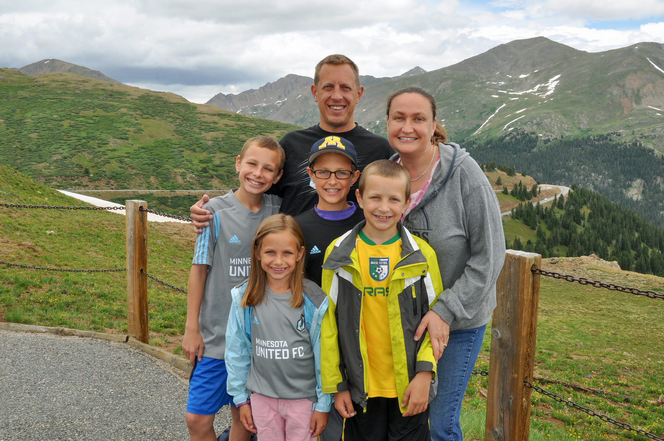 Jason Hedstrand family on 2017 road trip